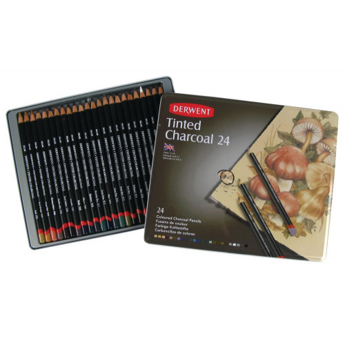 Derwent-Tinted-Charcoal-Pencils-Assorted-Tin-of-24